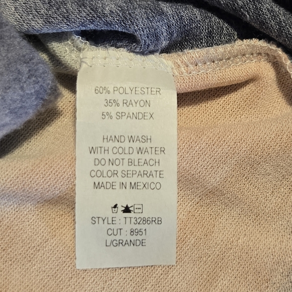 Ces Femme Womens Pastel Striped Colorblock Soft Fleece Pullover Sweater Large - Picture 6 of 7